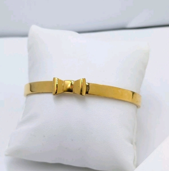 Low Start Kate Spade-Ribbon Bow Bangle Bracelet & Dust Bag  (Rose Gold💛🩷) - Picture 5 of 6